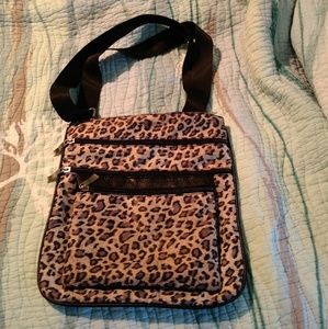 💜SOLD💜 Leopard Print Bag 🐆